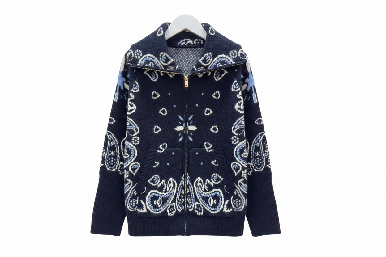 Paisley Zip Jacket