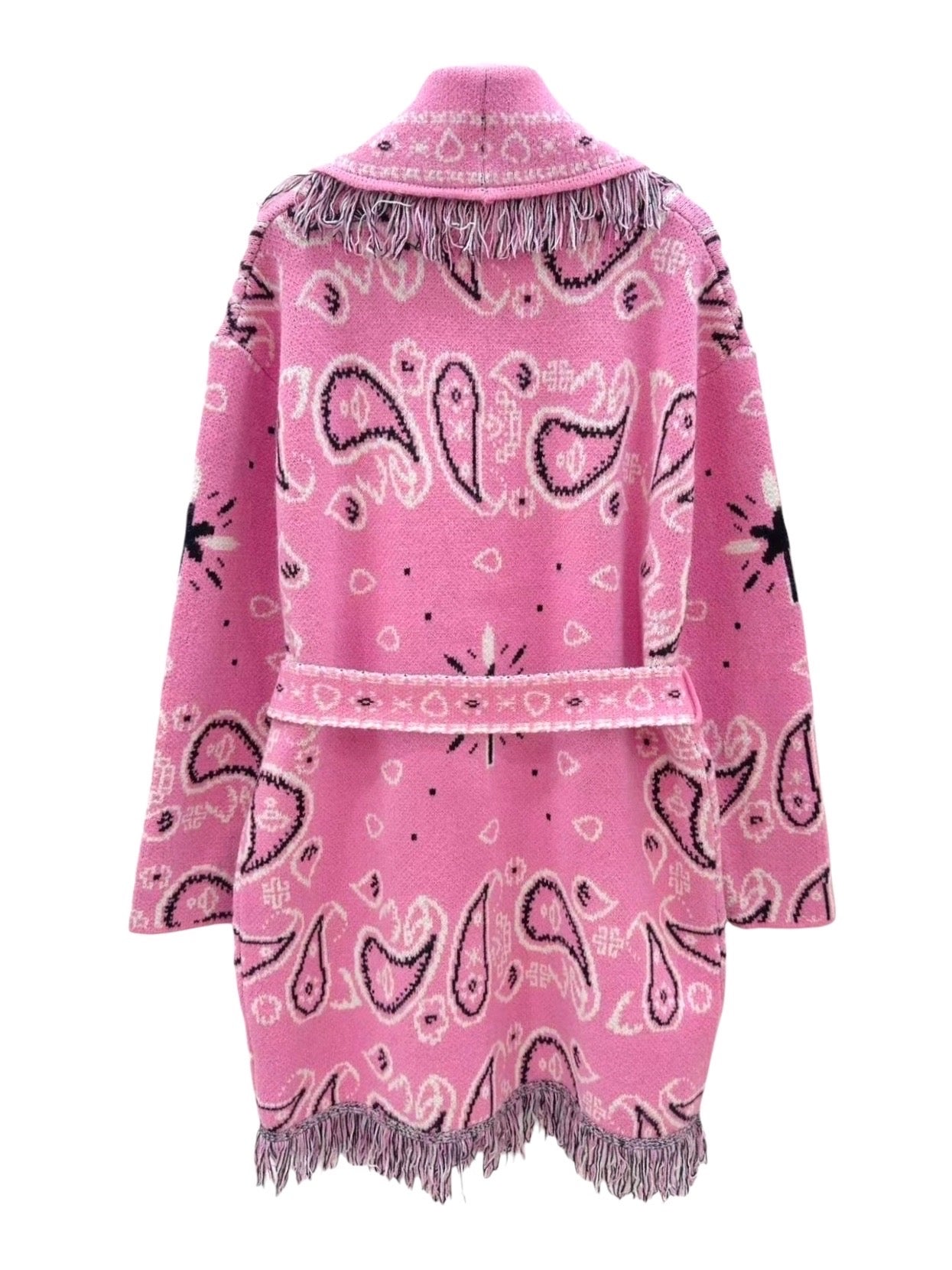 Frynsejakke Paisley mønster