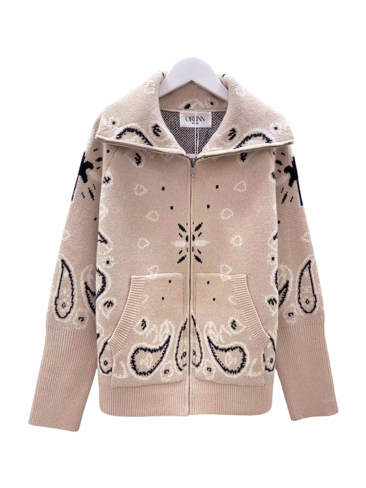 Paisley Zip Jacket
