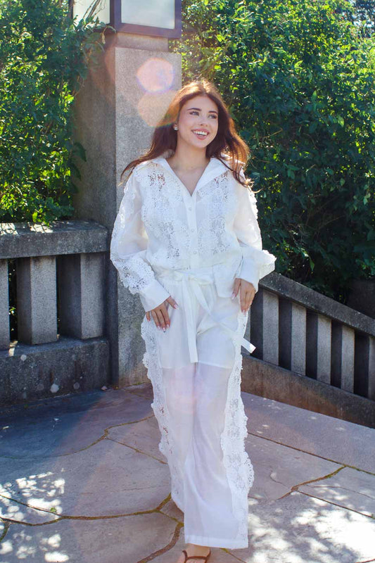 Silk Lace Sett