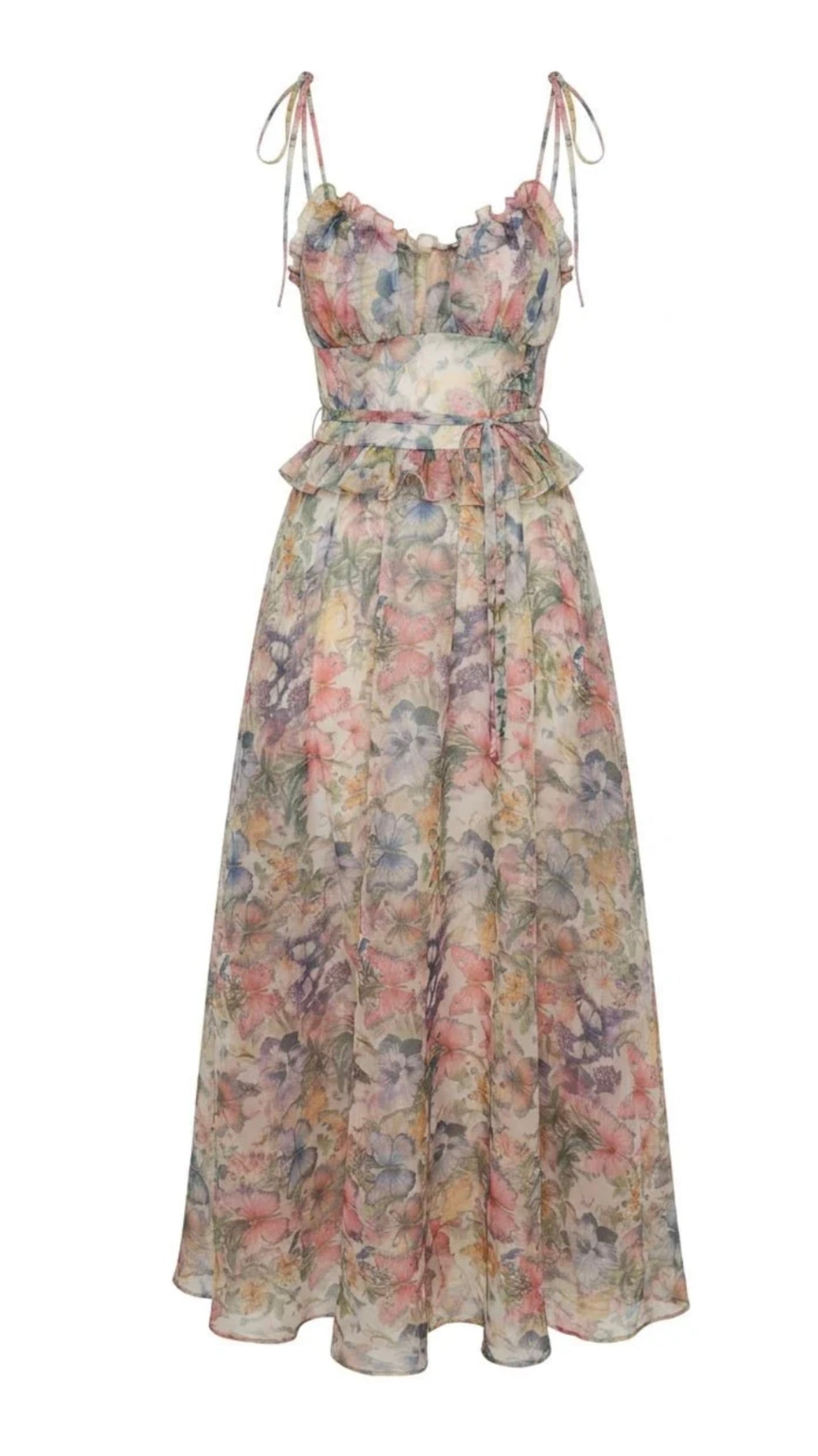 Butterfly maxi dress