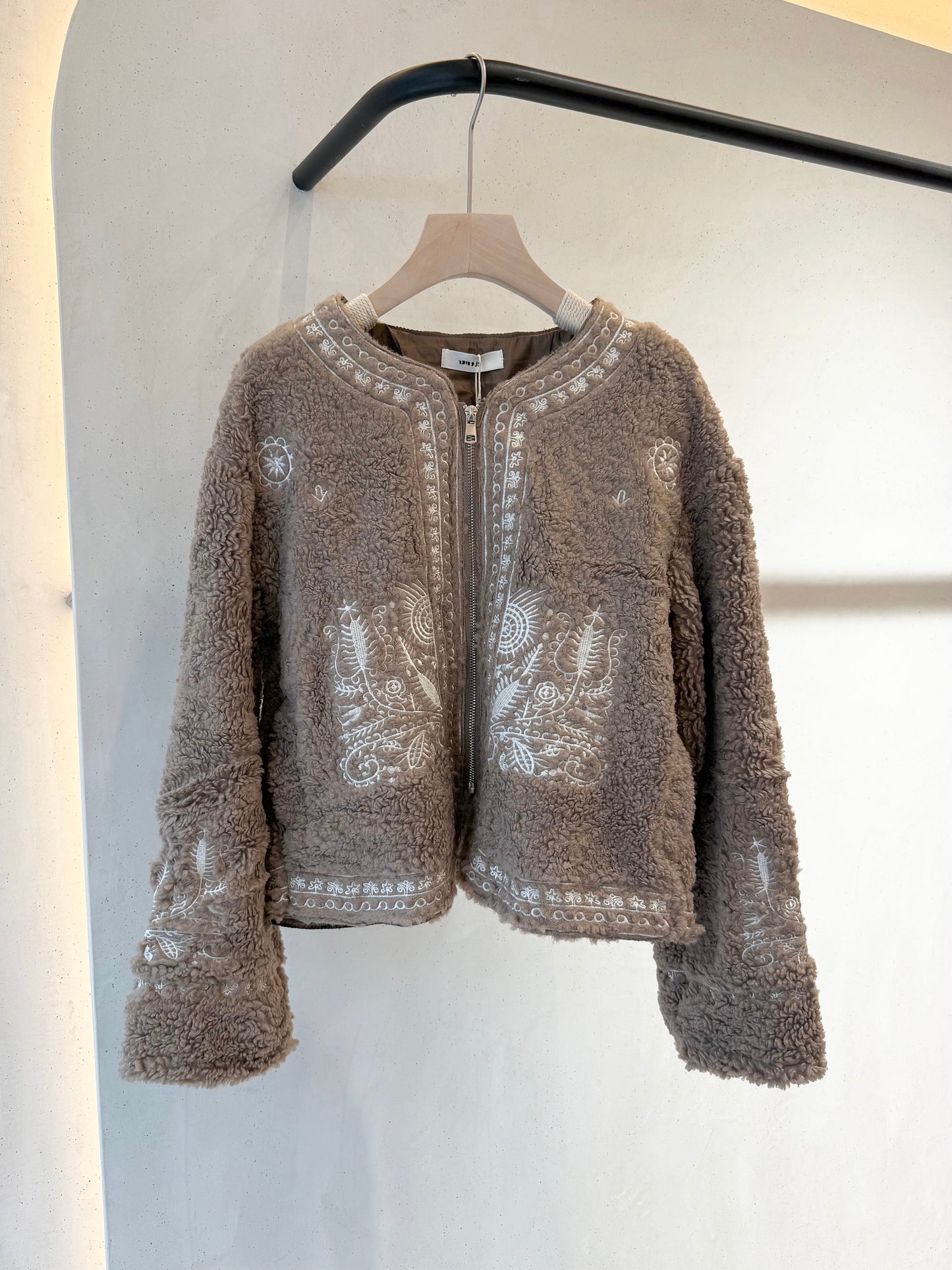 Paisley teddy jacket