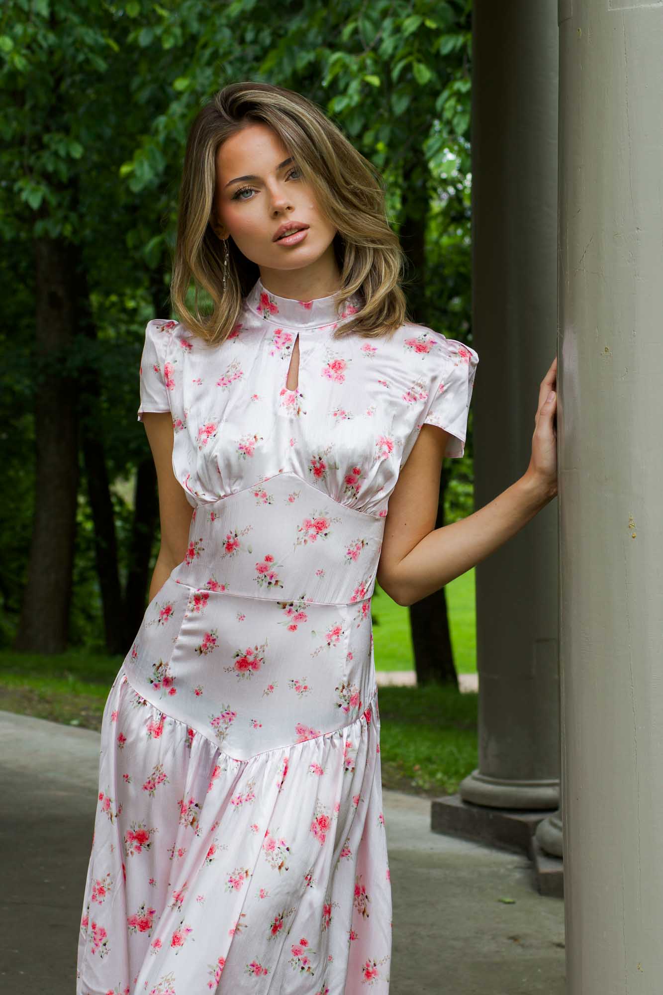 Rosalie silk dress