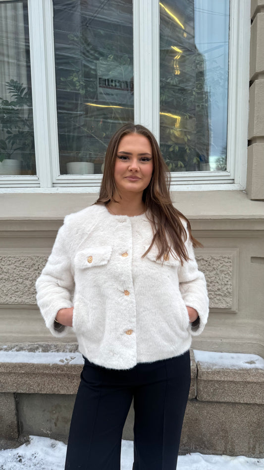 Sophia cardigan faux fur