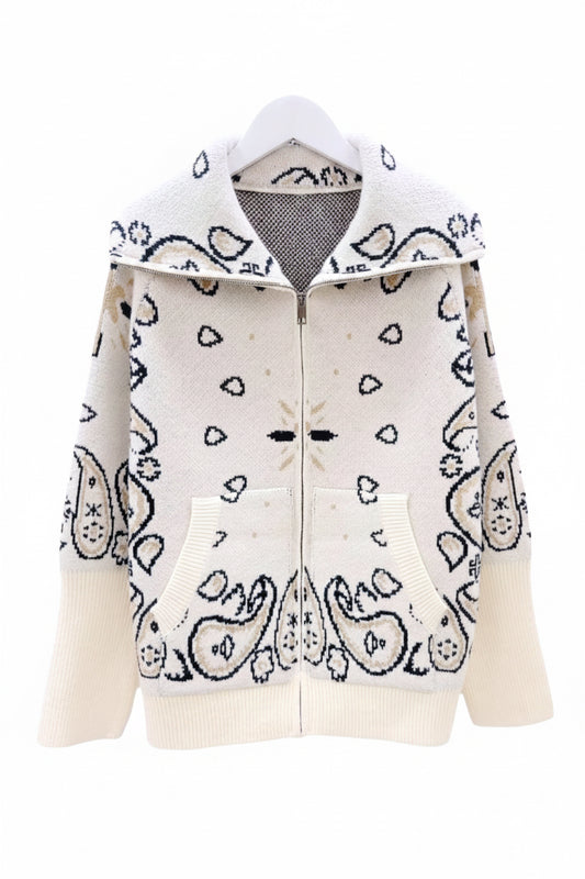 Paisley Zip Jacket