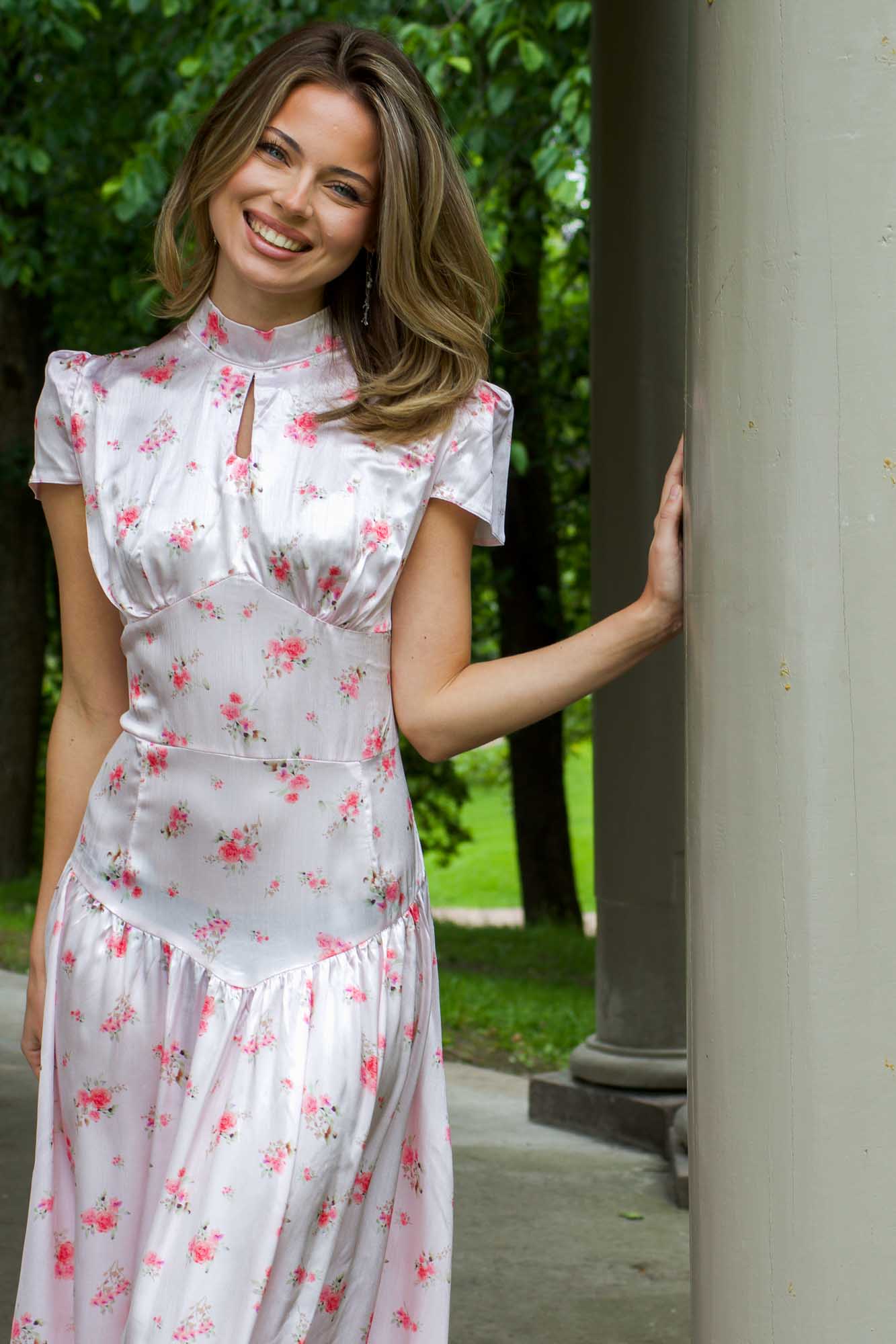 Rosalie silk dress