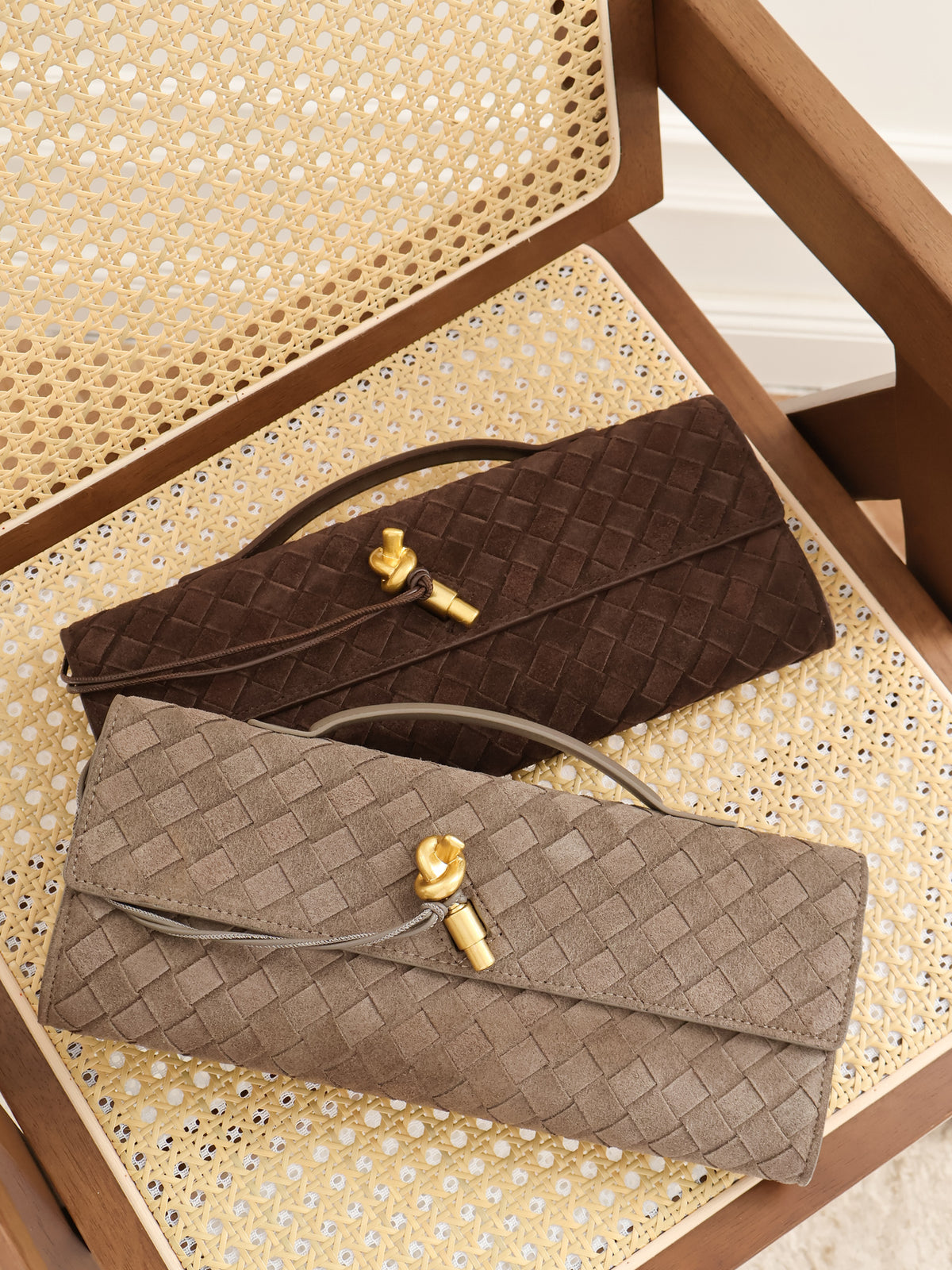 Louise clutch taupe