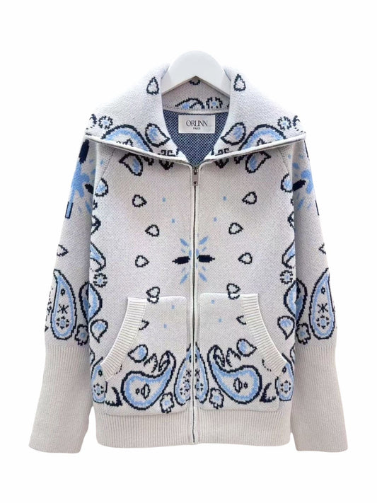 Paisley Zip Jacket