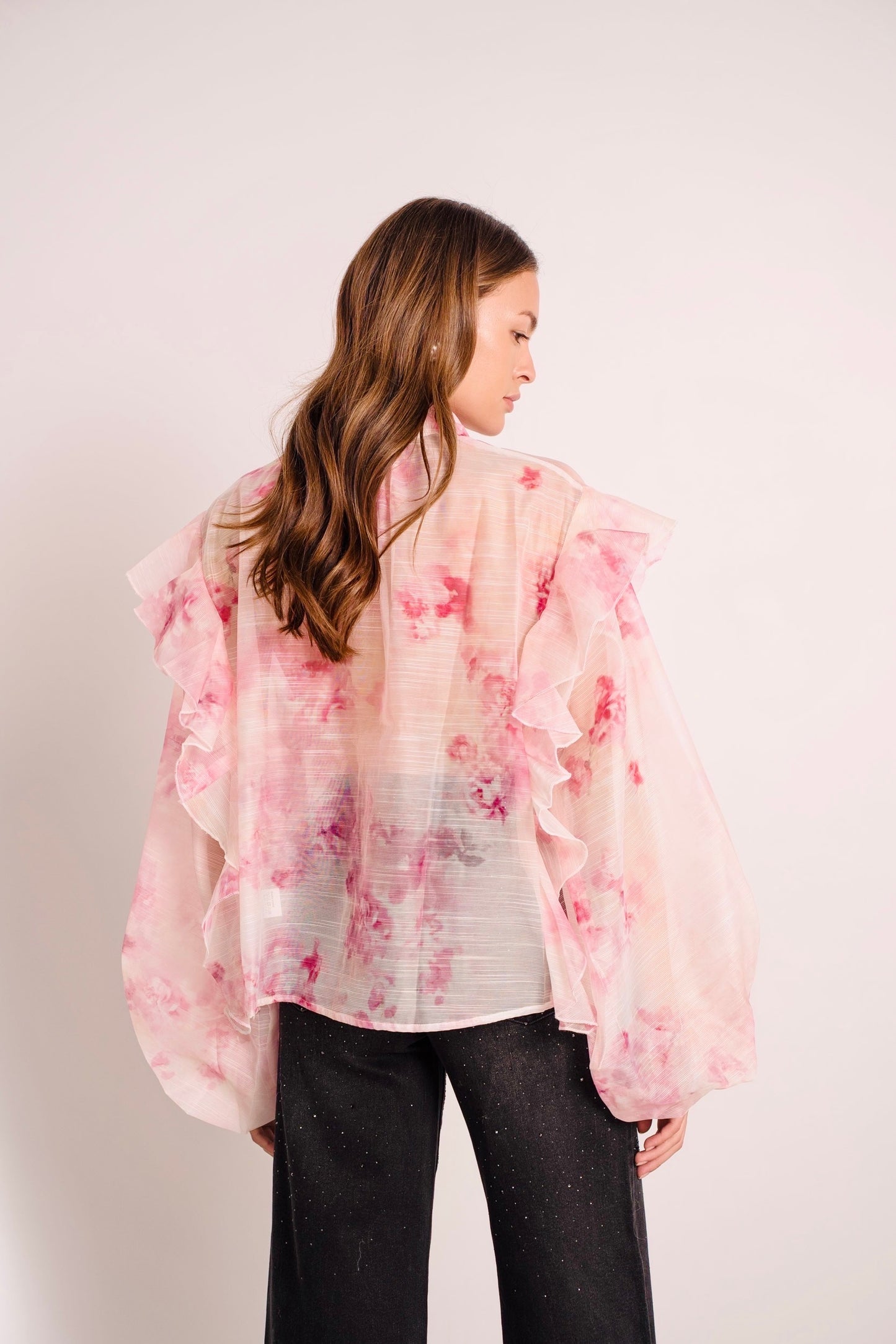 Blossom bluse rosa