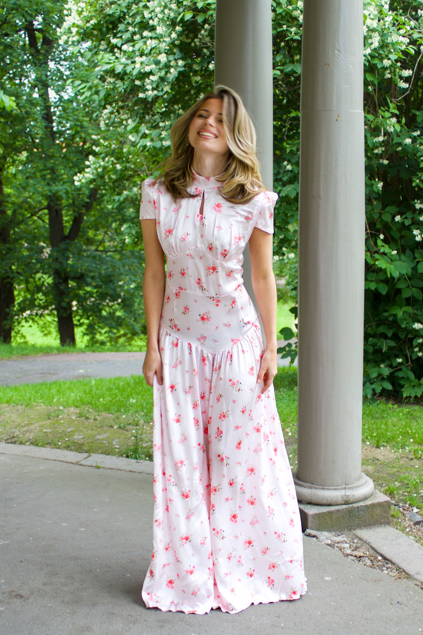Rosalie silk dress