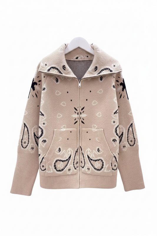 Paisley Zip Jacket