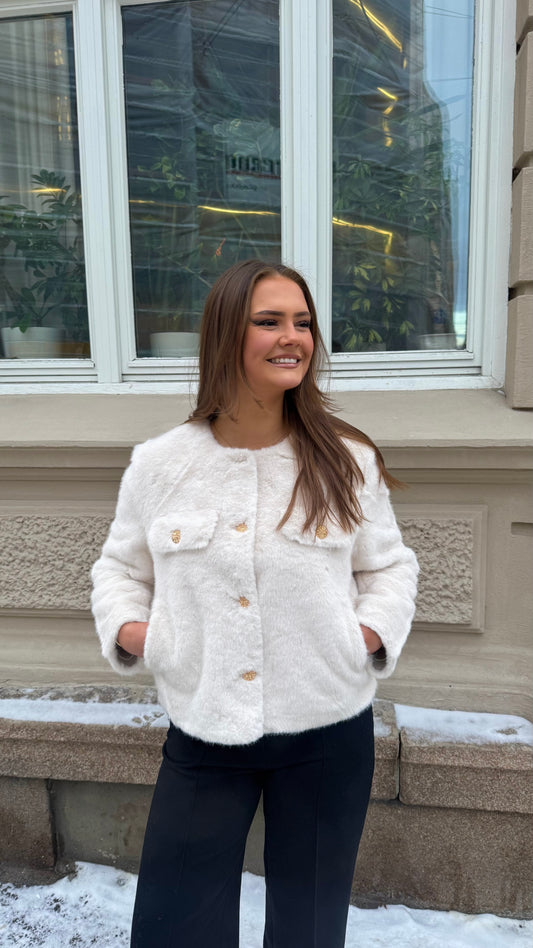 Sophia cardigan faux fur