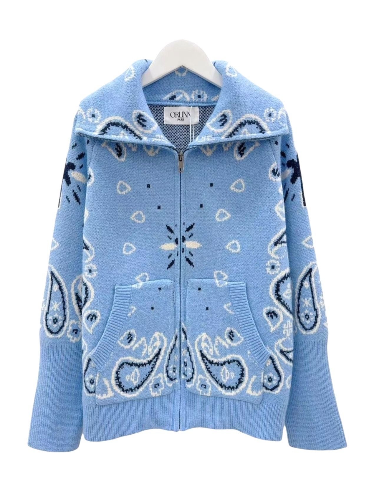 Paisley Zip-Jacket