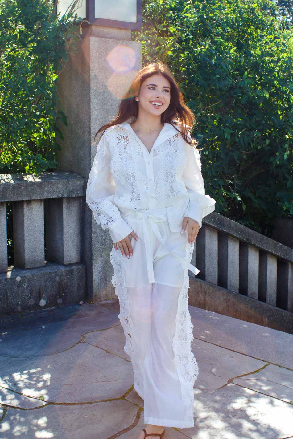 Silk Lace Sett