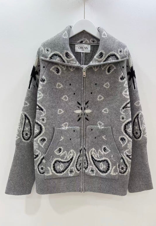 Paisley Zip Jacket