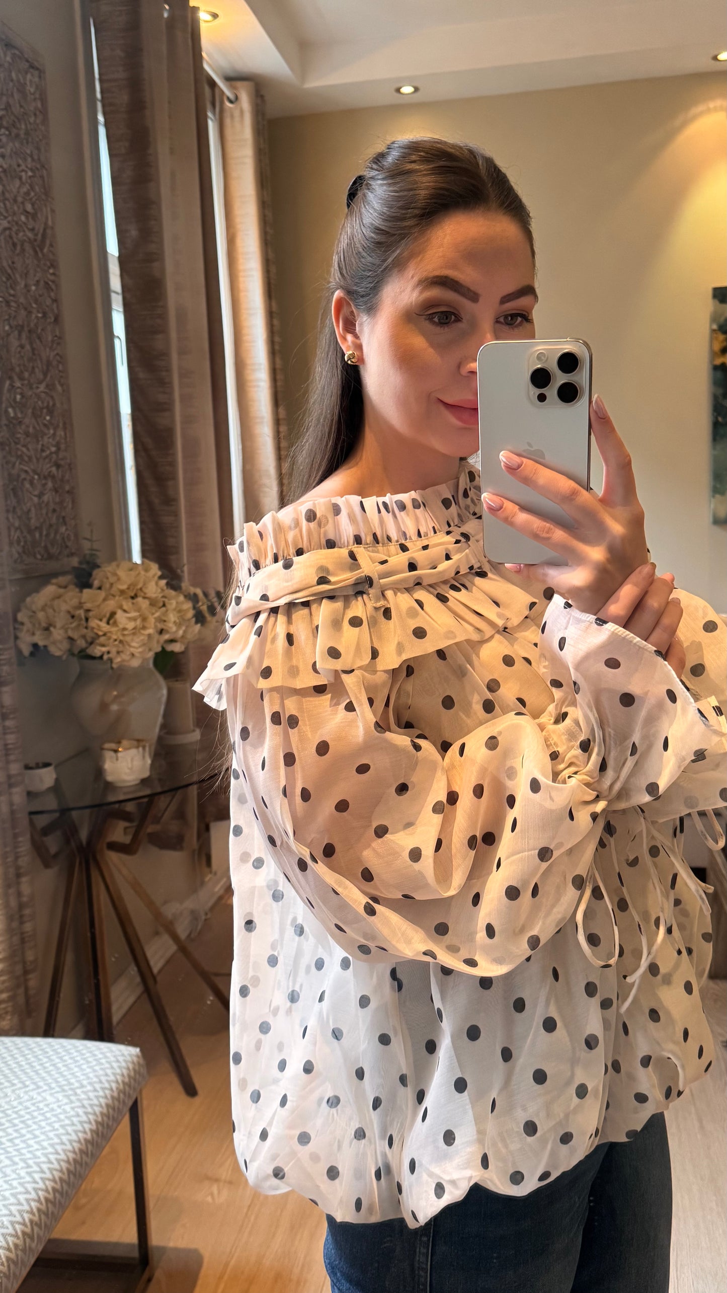 Lolita bluse Polka