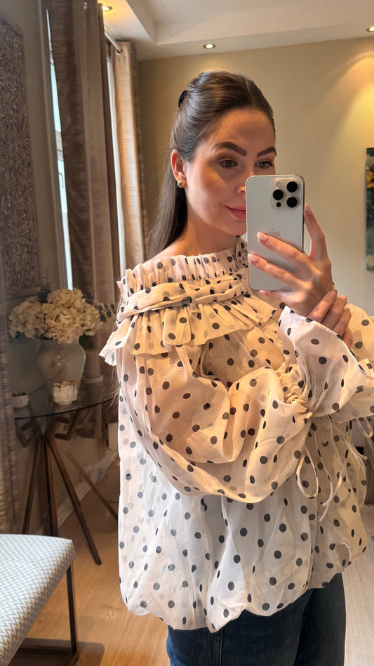 Lolita bluse Polka
