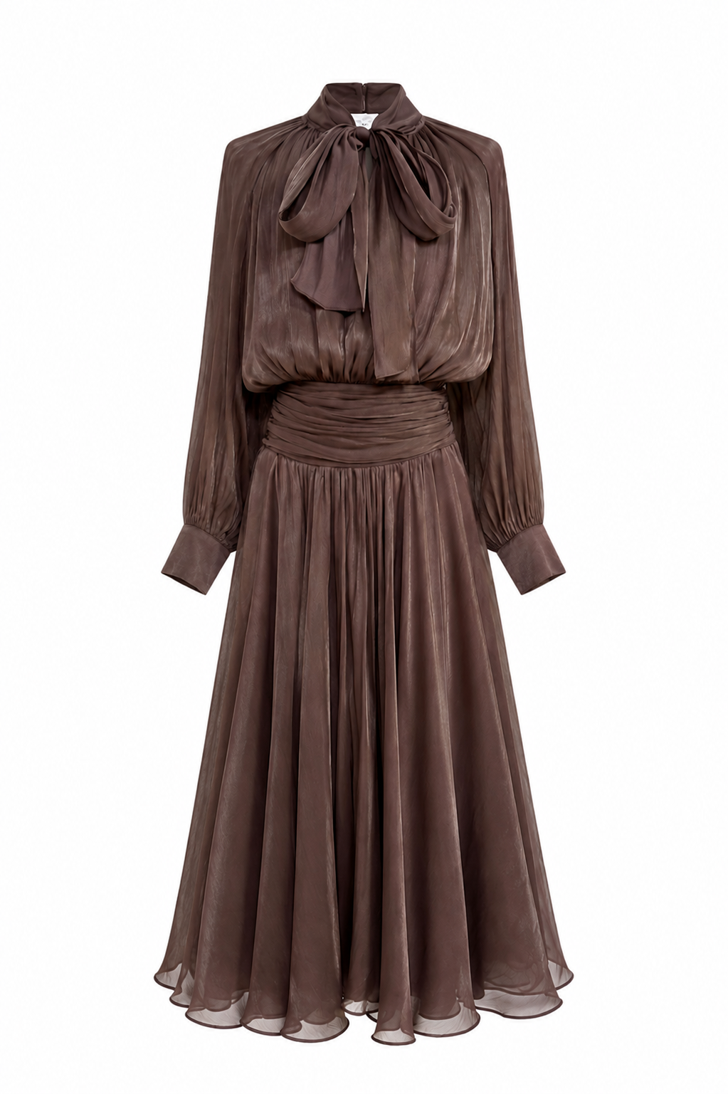 Alma dress brown
