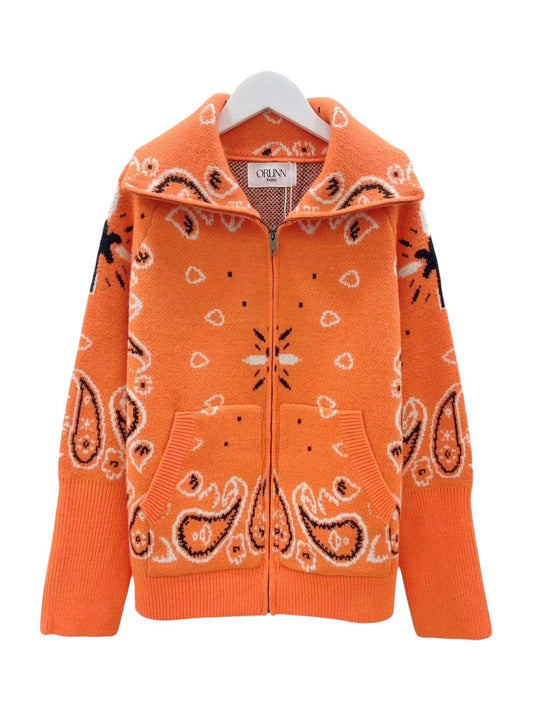 Paisley Zip Jacket