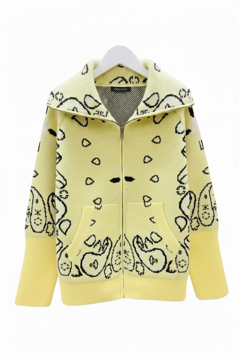 Paisley Zip Jacket