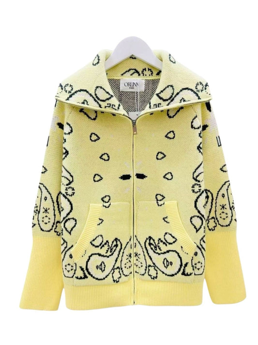 Paisley Zip Jacket