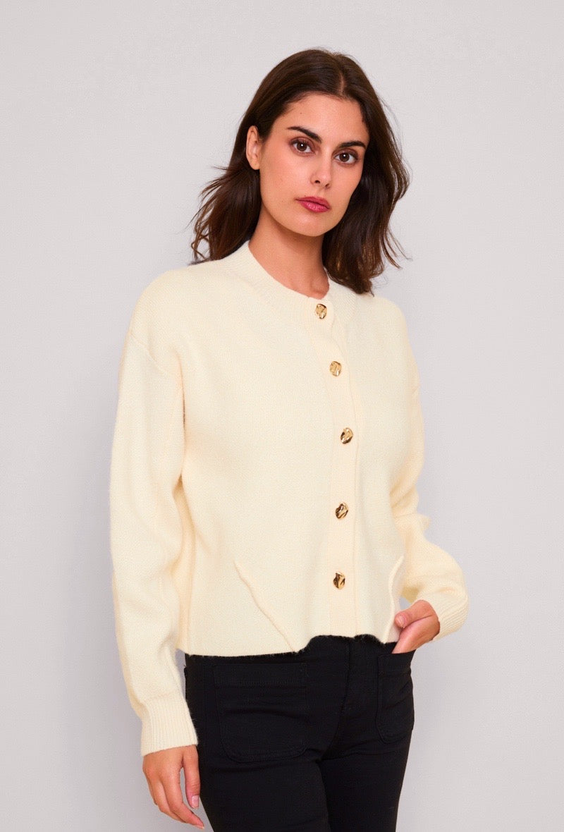Aurora Cardigan Hvit