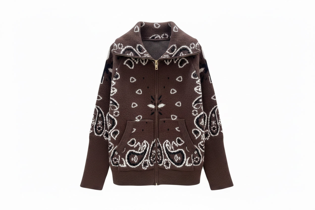 Paisley Zip Jacket