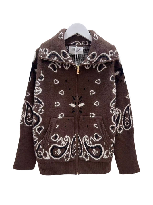 Paisley Zip Jacket