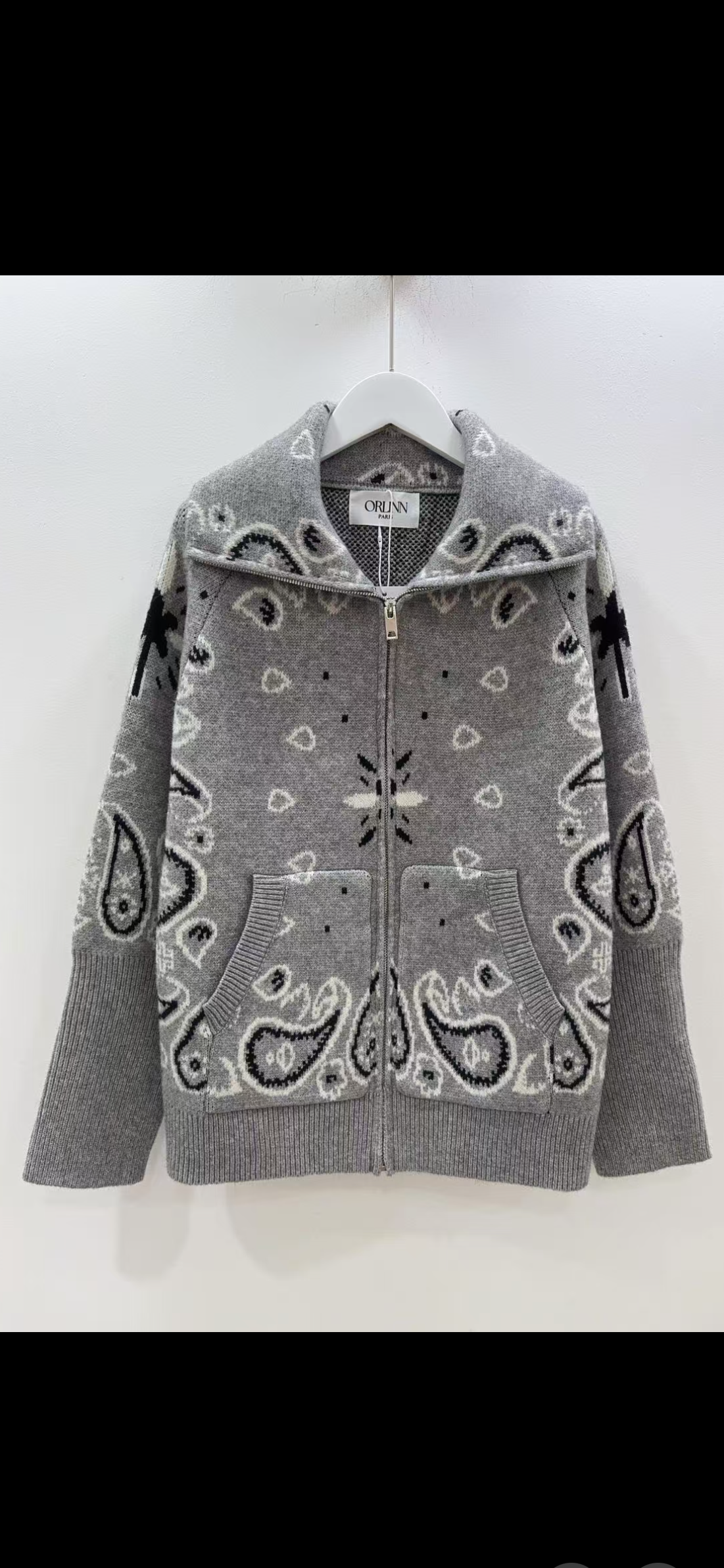 PREORDER Paisley Zip Jacket