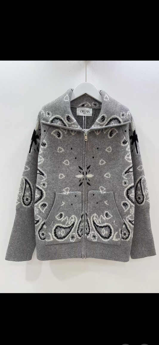 Paisley Zip Jacket