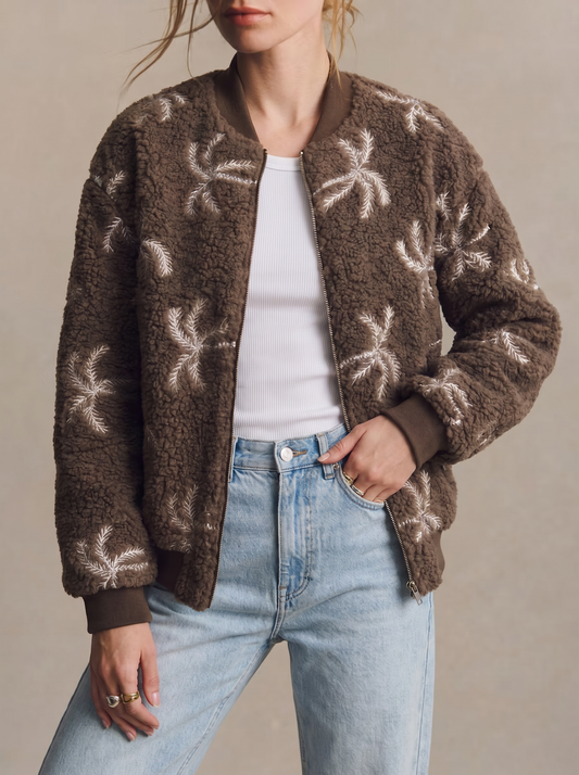 Palm teddy jacket