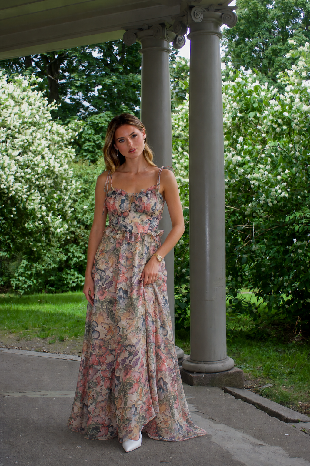 Butterfly maxi dress – Maëlle, bilde 2