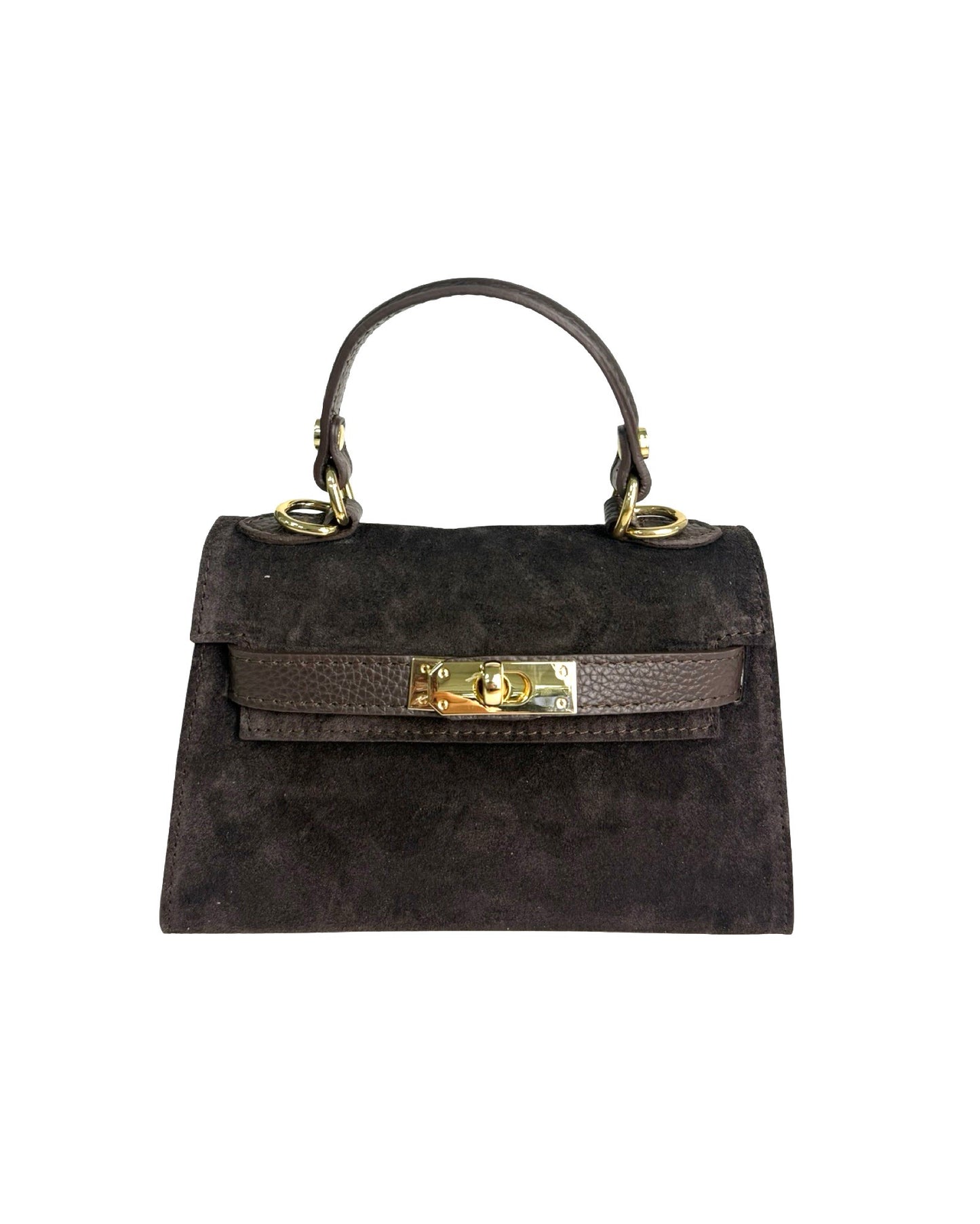 Nelly veske semsket skinn Chocolate