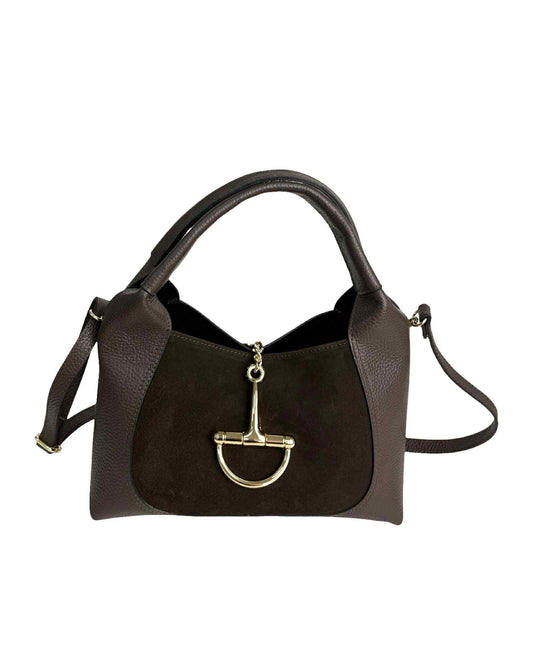 Bella skinnveske choco